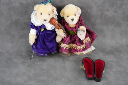Two Steiff Muffy Teddy Bears