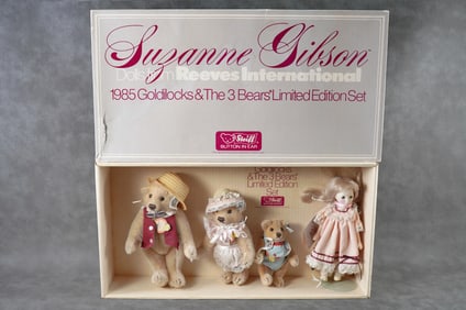 1985 Goldilocks & The Three Bears Suzanne Gibson Steiff