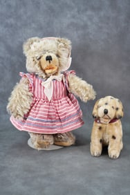 1950's Steiff Zotty Bear and Plush Japan Dalmation Dog Cute