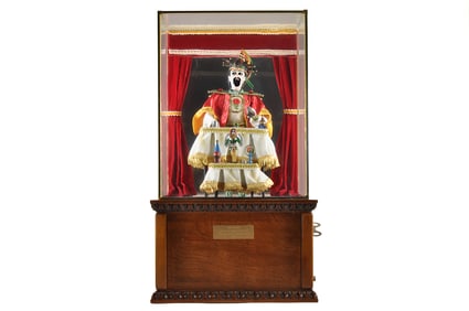 N & C Berman's Marie Emmanuel Cruchet's "Sixteen-Surprise Magician" Automaton Replica