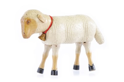 Desirable Schoenhut Little Lamb with Bell