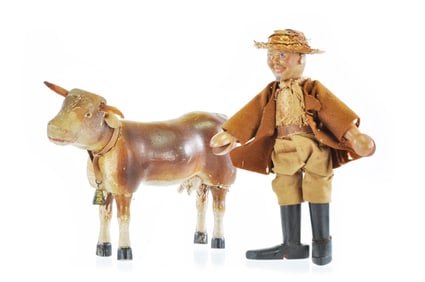 Milk Man and Cow by Schoenhut