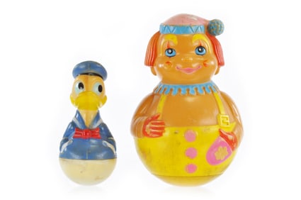 Donald Duck Dolly and Bear Figure
