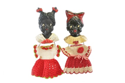 Young Black Lady Decorative Art in Iron