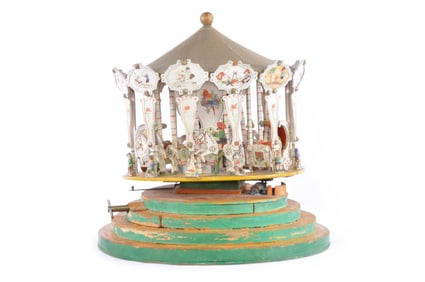 German Mid 20th Century Merry Go Round Store Display