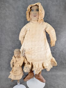 Babyland 27" Rag Doll and 13" Buckner Rag doll