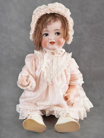 23" Simon & Halbig Adolf Hulss Flirty Eye Baby Doll with Crier