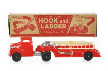 Hubley Trailer Truck Kiddy Hook and Ladder