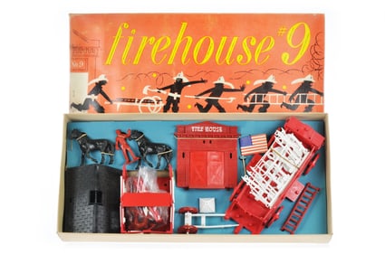 Firehouse Number 9 Plastic Play Set Kit by Multiple Products