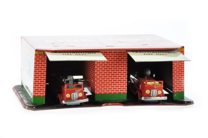 Cragstan Town Fire House and Tin Trucks