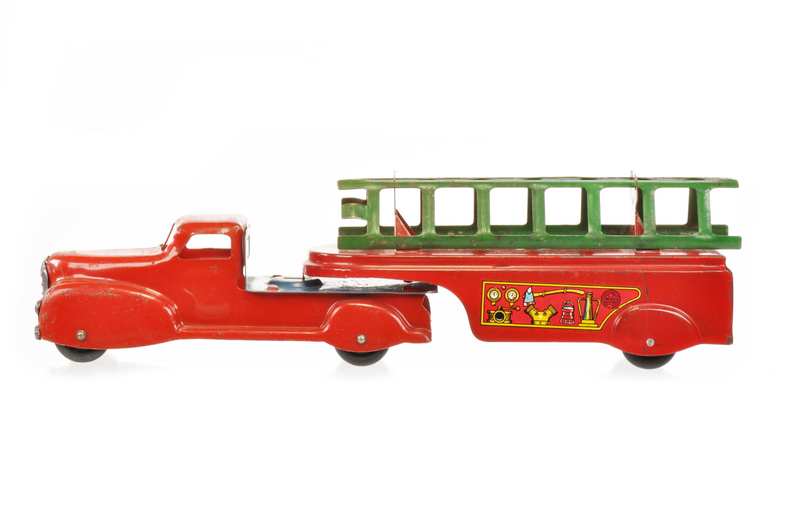 Medium Marx Steel Fire Truck With Hinge - May 31, 2025