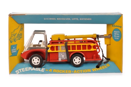 Rare Hubley Steerable Snorkel Truck with Box