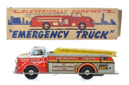 Electric Emergency Truck No. 5 Marx Toy