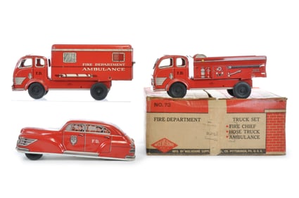 Fire Department Set of 3 Box Set by Wolverine