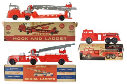 Andy Gard Poly Fire Engine, Hinged Ladder, and Lido Ladder