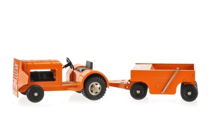Tonka Spread-Pack Trailer and #250 Airport Tractor Pressed Steel