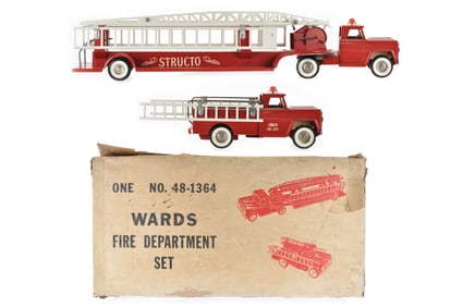 Wards and Structo Boxed Fire Department Set 48