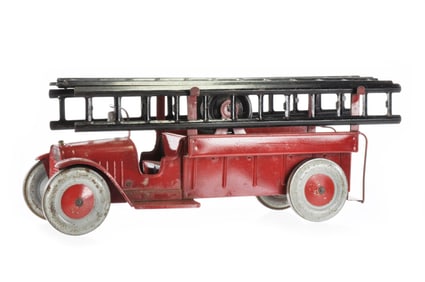 Structo 1920s Fire Ladder Truck in Steel