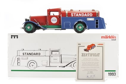 Marklin Standard Oil Tanker Truck in Steel and Tin