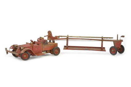 Kokomo Electricar Rare Fire Engine and Ladder