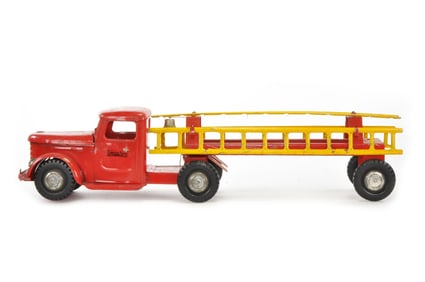 Red 1950s Structo Ladder Truck