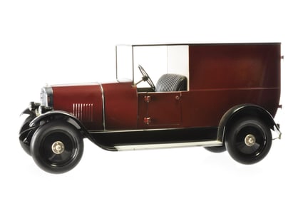 Large Citroën B-14 Panel Truck in Tin, French Toy