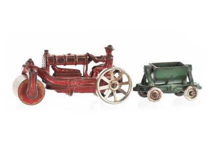 A.C. Williams Road Roller and Side Dump