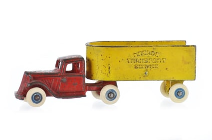 1934 Arcade Transport Chevrolet Trailer and Truck