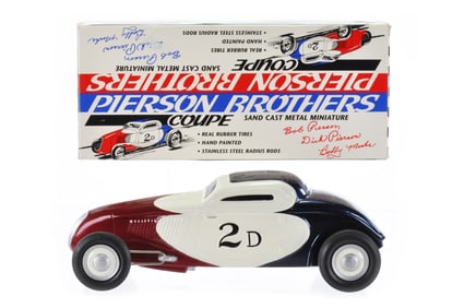 Pierson Brothers Cast Iron 2D Racer with Box
