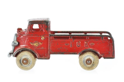 Arcade Cab Over Ice Truck in Red