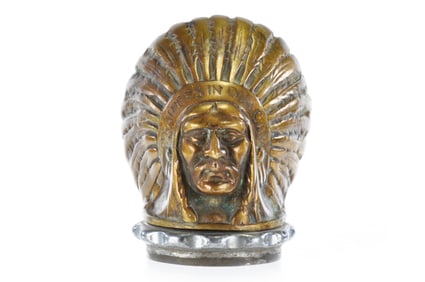 Guy Brothers Native American Indian Hood Ornament
