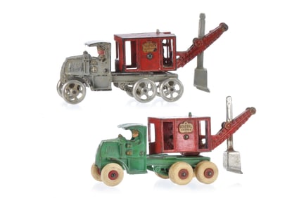 General Grey and Green Hubley Cast Iron