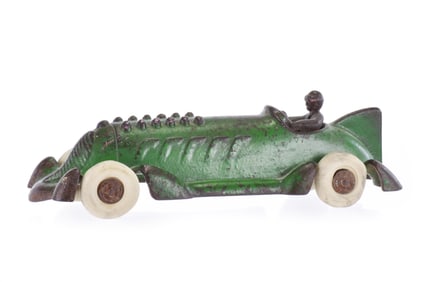 Large A.C. Williams Cast Iron Race Car