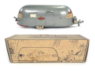The Clipper Silver Streak Trailer Cast Iron by Sehloff Toys