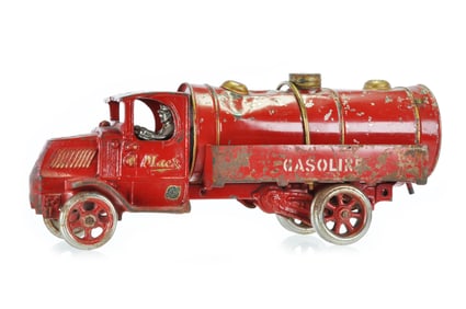 Arcade Toys Mack Gasoline Truck in Red