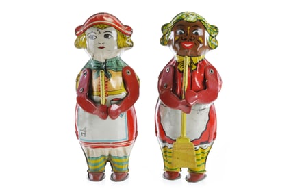 Lindstrom ca. 1920s Sweeping Maids, Sweeping Mammy and Sweeping Katinka