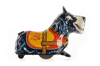 Marx Wee Scottie Tin Litho Windup Dog