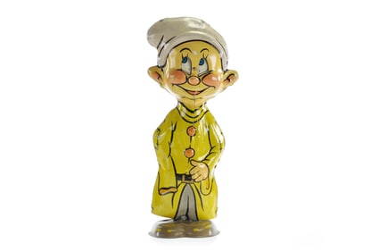 Marx Dopey Walker Disney Tin Litho Windup