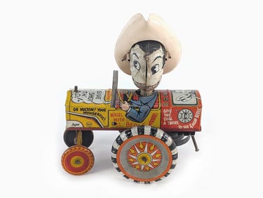 Louis Marx Tin Litho Windup Milton Berle Car