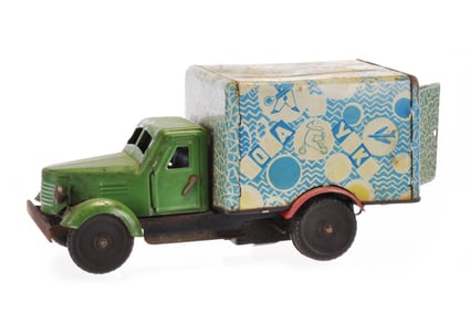 USSR Tin Toy Delivery Truck CCP, Soviet