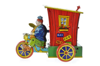 Wyandotte Humphrey Mobile Three-Wheel Tin Windup Trike