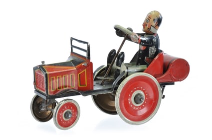 Marx Coo Coo Car Tin Windup with Rider