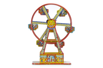 Boxed J. Chein Ferris Wheel Circa 1950 in Tin