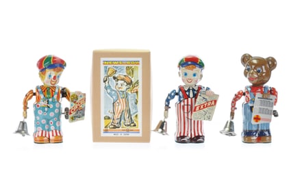 TPS Windup Bell Ringer Tin Lot of Three