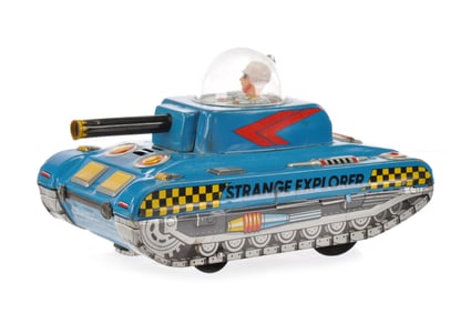 Strange Explorer Tin Tank and Gorilla