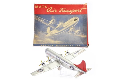 Boxed USAF MATS Bomber Steel Airplane