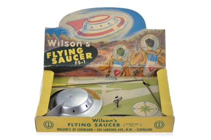 Wilson's Flying Saucer Toy Set FS-1 Boxed
