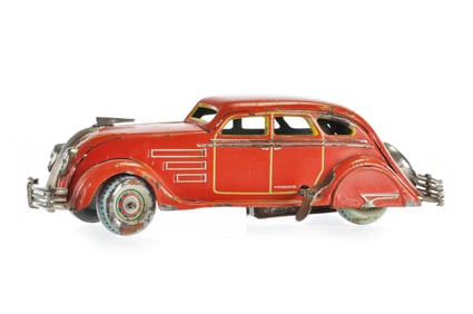 1934 Chrysler Airflow Tin Car by Kosuge, Japan