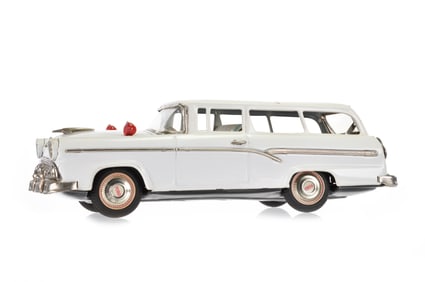 1950s Ford Ambulance Tin Car, bANDAI Japan