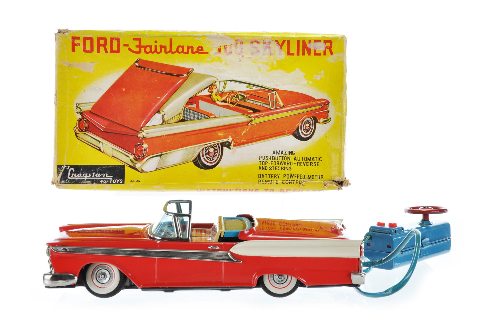 Cragstan Japan Ford Fairlane 500 Skyliner W/ Box